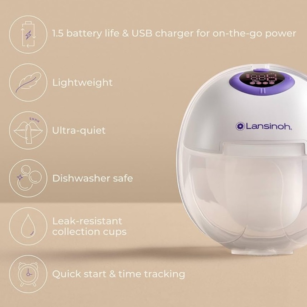 Lansinoh ‘Discreet Duo Wearable Breast Pump’